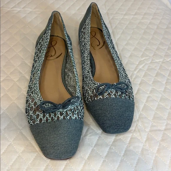 Sam Edelman Women's May
Square Toe Bow Accent Openwork
Flats Size 7 - Picture 2 of 11